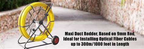 Cable Tiger Maxi Duct Rodder - Install Optical fiber Cables | Fiber ...