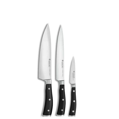 Zestaw 3 noży Wusthof CLASSIC IKON stal, tworzywo W-1120360301 ...