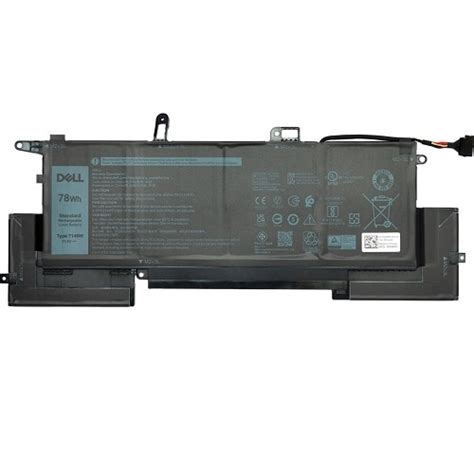 Dell 6-cell 78 Wh Lithium Ion Replacement Battery for Select Laptops ...