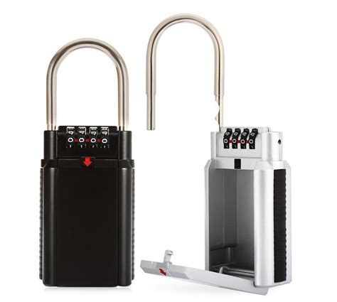 Storage Lock Box, 4-Digit Combination Lock Box, Wa... – Grandado