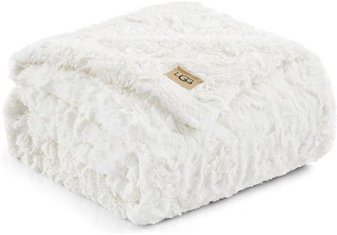 Ugg Elsie Faux Fur Throw Blanket In Quartz at Jasper Vogel blog