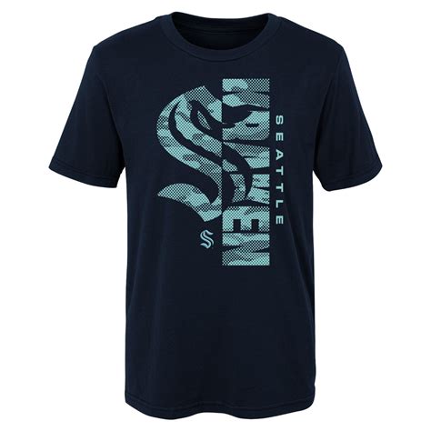 Seattle Kraken Youth Cool Camo Short Sleeve – Seattle Hockey Team Store