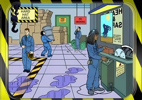 Spot The Hazards In The Workplace Picture