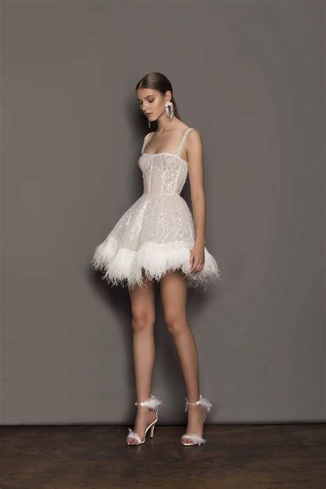 Mademoiselle bridal mini dress – Artofit