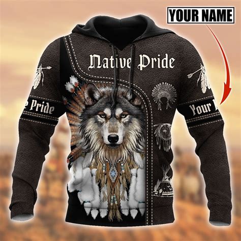 Customize Name Native American Pride 3D All Over Printed Unisex Shirt ...