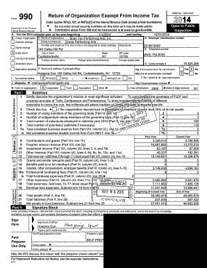 Fillable Online Inform ation a bout Form 99 0 and its in structions is ...
