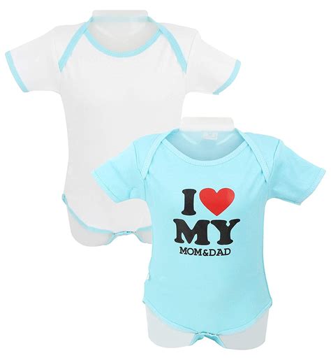 Buy Neska Moda Baby Boys and Girls Blue & White Bodysuits for 9 to 12 ...