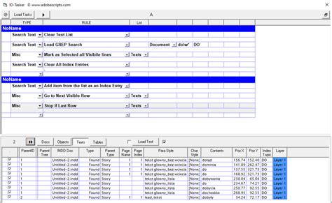 Add item from the list as an Index Entry - ID-Tasker