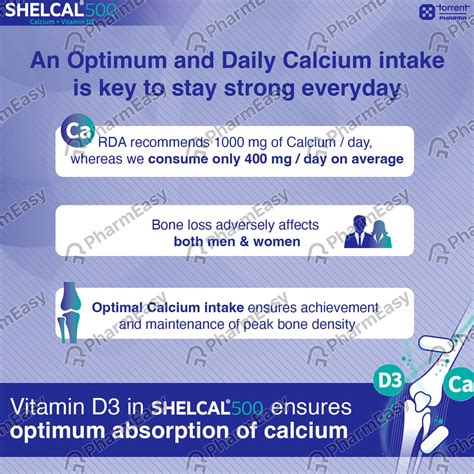 Buy SHELCAL 500MG STRIP OF 15 TABLETS Online & Get Upto 60% OFF at ...