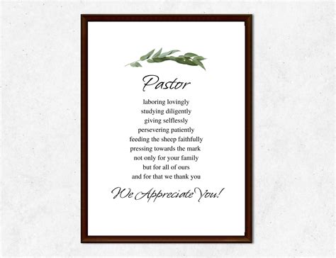 Pastor's Appreciation Month, Pastor, Clergy Appreciation, Gift for Pastor, Gift for Church ...