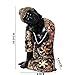Buy CraftJunction Black Golden Thinking Lord Buddha Showpiece Gifting ...