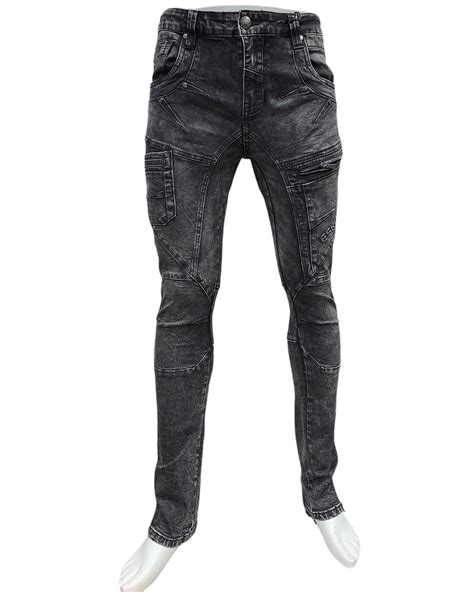 Men’s Jeans Slim-Straight # Desmo wash Black – Denim Republic