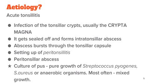 Peritonsillar abscess (quinsy) | PPTX