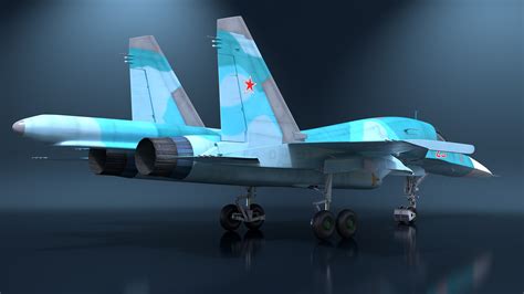 Sukhoi SU-34 Fighter Jet 3D Model - TurboSquid 2382850
