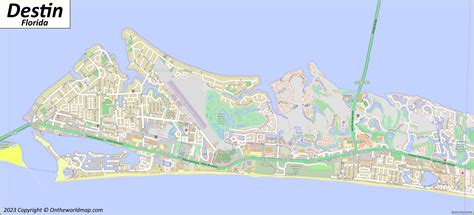 Destin Map | Florida, U.S. | Discover Destin with Detailed Maps