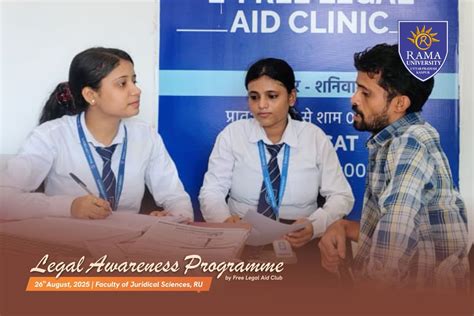 Legal Literacy and Awareness Drive by Free Legal Aid Club, FJS