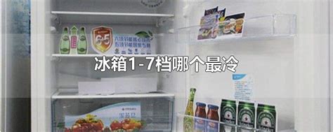 冰箱1-7档哪个最冷