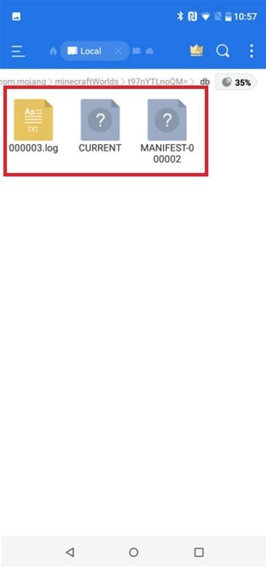 Where Minecraft Android games and worlds are saved