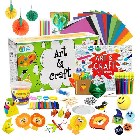 Buy Sparklebox 6 In 1 DIY Art and Craft Fun Learning Educational Kit ...
