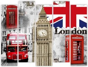 All Your Design Multiple Frames Split Art Texture MDF Wall Paintings ...