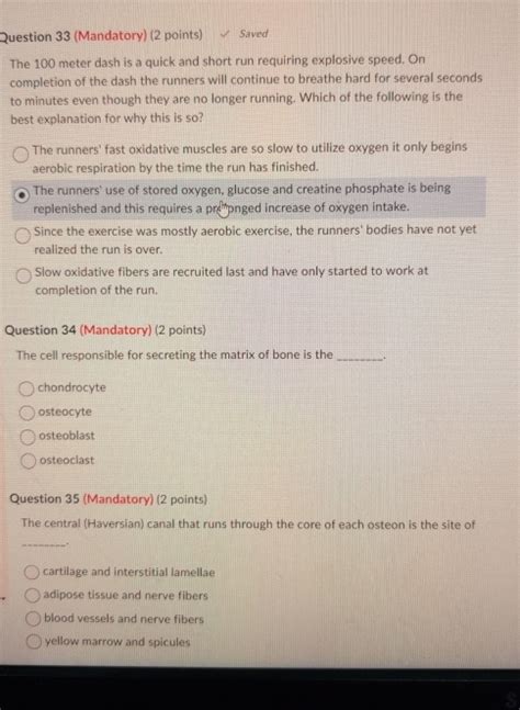 Solved: (Mandatory) (2 points) Saved The 100 meter dash is a quick and ...