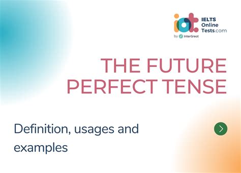 The future perfect tense | IELTS Online Tests