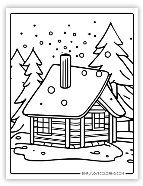 29 Winter Coloring Pages (Free PDF Printables) | Coloring pages ...