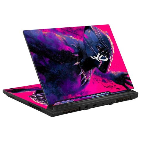 Leaping Black Panther 3D Embossed Laptop Skin | Buy Online Now ...