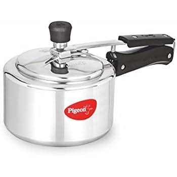 Buy Pigeon by Stovekraft Deluxe Aluminium Pressure Cooker, 3 litres ...