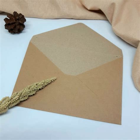 Jual Amplop Coklat Vintage A5 / Amplop undangan / Amplop Vintage Craft ...