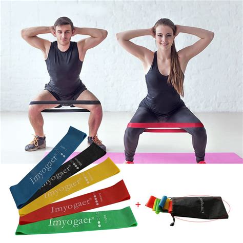 Resistance Bands Rubber Band Workout Fitness Gym Equipment Rubber Loops ...