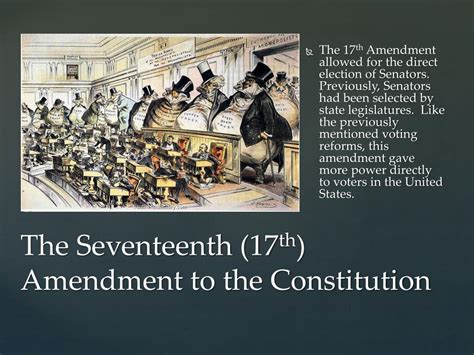 Image result for 17th Amendment Explained
