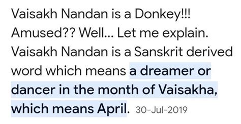 Vaishakh nandan meaning - Brainly.in