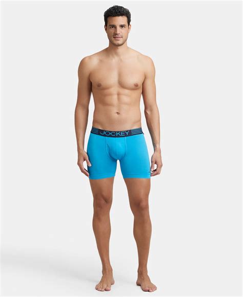 Buy Microfiber Mesh Elastane Stretch Performance Boxer Brief with ...