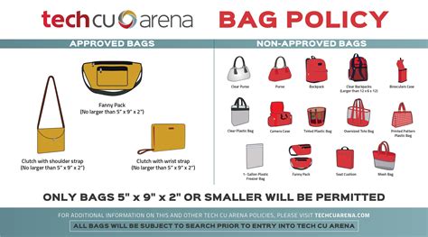 Bag Policy | Tech CU Arena