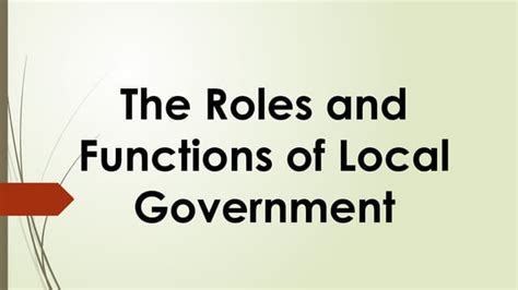 Functions of Local Government 的图像结果