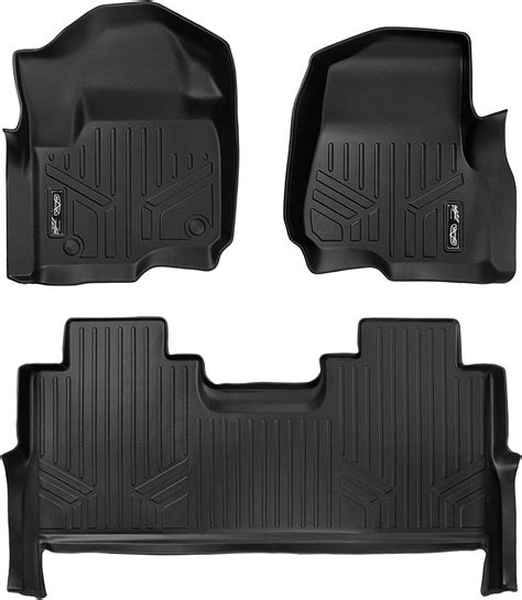 MAXFLOORMAT Floor Mats for Ford F-250 / F-350 (2017) SuperCrew Cab with ...