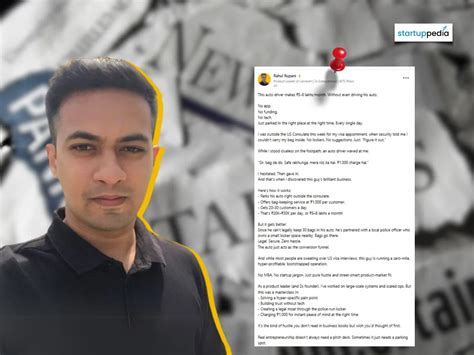 “No MBA. No startup jargon": Auto driver earns ₹5–8 L/month by ...