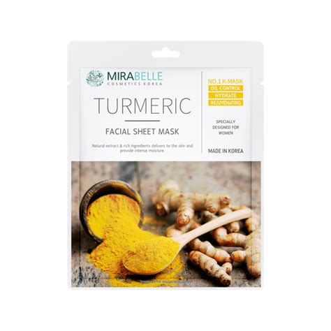 Mirabelle Turmeric Facial Sheet Mask – MyOppa