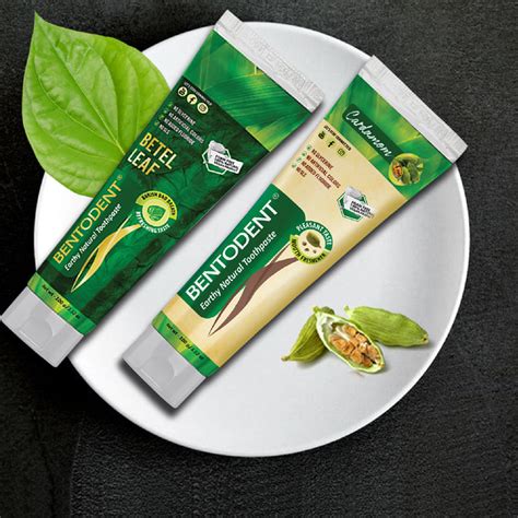 Bentodent Toothpaste - Cardamom & Betel Leaf Pack - 100 gm each ...