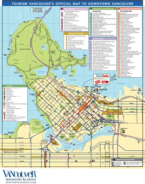 Vancouver Bc Tourism Map