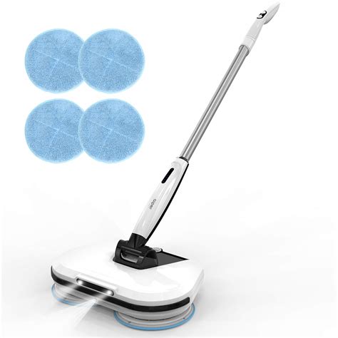 Buy AIPER SMART Cordless Electric Spin Mop with LED Headlight, Hardwood ...