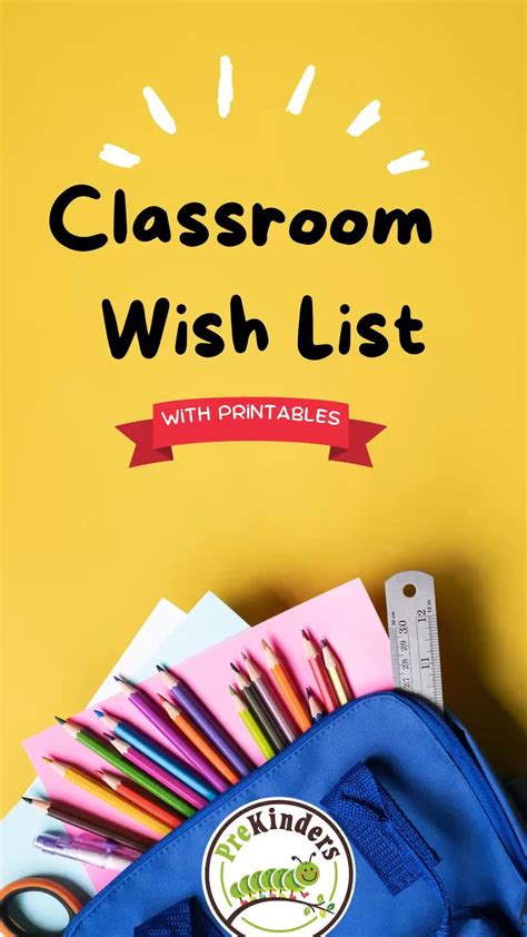 Infant Classroom Wish List at Sarah Alanson blog