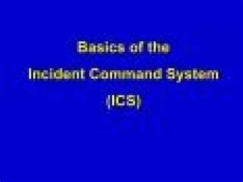 Image result for Incident Command System Examples