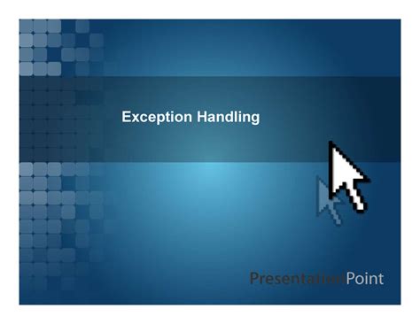 11. Exception Handling - Exception Handling An exception is an abnormal ...