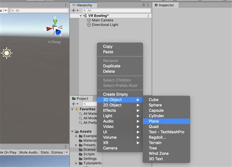 Unity Plane Tutorial 的图像结果