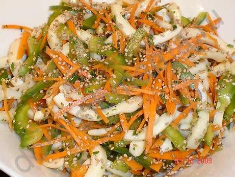 Кальмар по-сычуаньски - Морепродукты