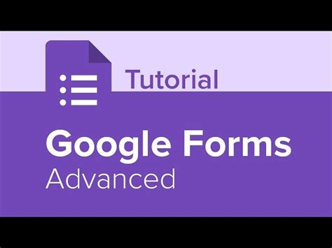 Image result for How to Use Advance Google Form Tutorial