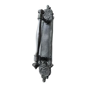 12 Inch Mishma Heavy Duty Cast Iron Door Pull with 17.50" Backplate