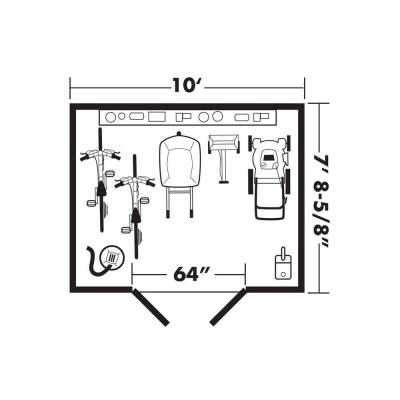 Handy Home Products Rookwood 10X8 Shed [19424-5] | Free Shipping